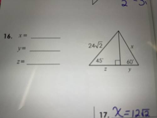 Find the value of each variable