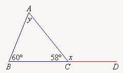 How much degrees is angle y 
Angle y is - degrees.
