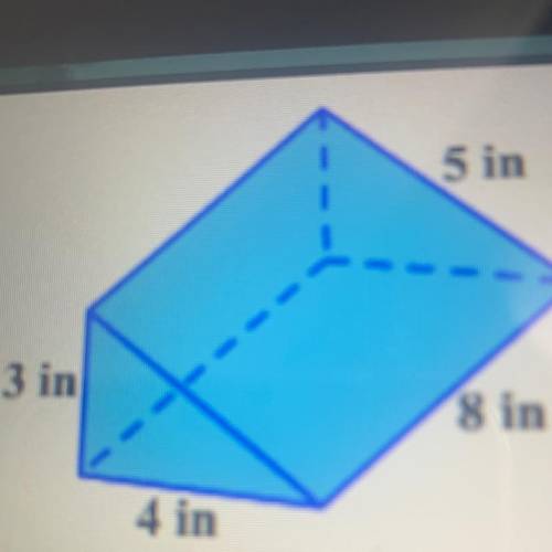 What shape is the base? What is the area of the
base (B)?