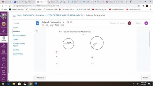 GIVING BRAINLIST btw u have to multiply the circumfrance by 3.14 and the number in the circle