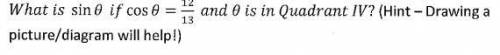 Can someone help me with this trigonometric function question please? I'm struggling and it would m