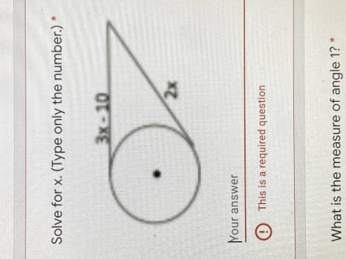 Solve for x. (Type only the number)