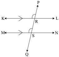 40 pnts and brainliest to best answer ( :

Chelsea drew two parallel lines KL and MN intersected b