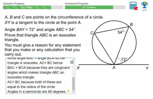 Please help me with this question! I can't seem to get full marks! I'll give out brainiest!

A, B