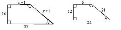 Find the value of x. The polygons are similar, but not neccesary drawn to scale.