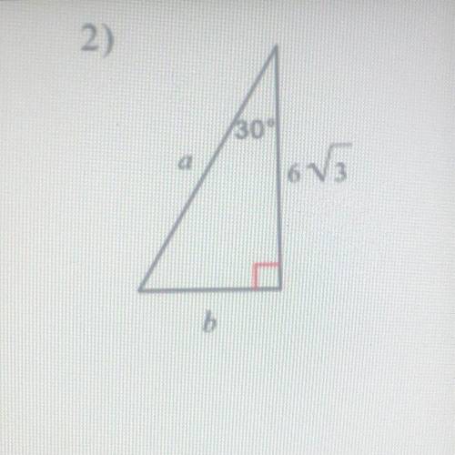 Find the missing sides and answer as radicals in simplest form!! Help needed