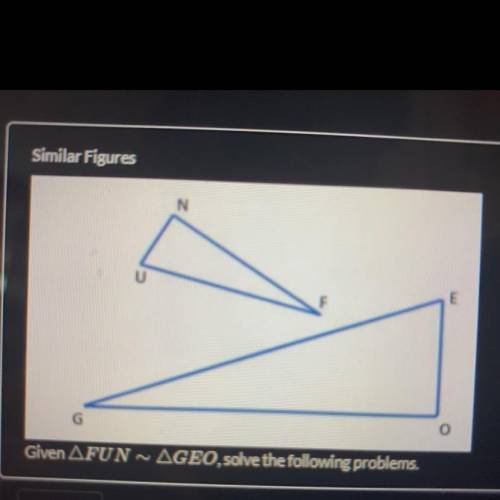 Match the corresponding parts to complete each statement .

Angle F -
Angle U -
Angle O -