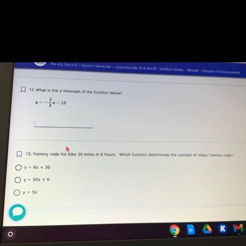 WHAT IS THE y INTERCEPT OF THE FUNCTION AND THE 2nd one to