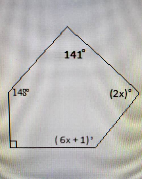 Find the value of x. The diagram isn't to scale.​