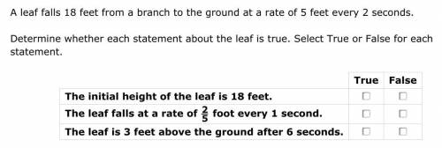 Please help me pick true or false