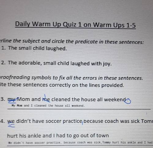 PLEASR HELP ASAP ILL GIVE BRIANIEST IF YOU ACTUALLY DO ALL Underline the subject and circle the pre