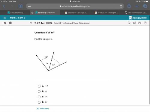 Find the value of X (I wills give brainlist)