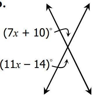 Find the x 
plz help i need an answer