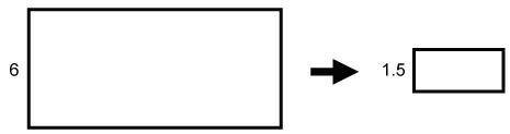 HELP ASAP

What scale factor was applied to the first rectangle to get the resulting image?
Enter