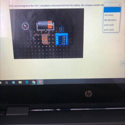 POSSIBLE

If the electromagnet in the PhET simulation is disconnected from the battery, the compas
