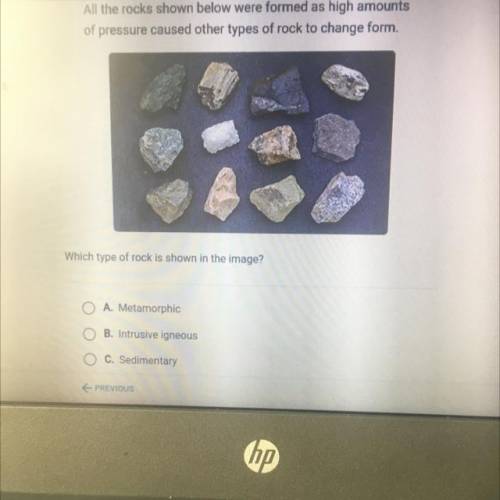 I need help last option is extrusive igneous