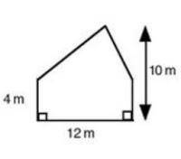 Find the total area for the following composite shape.

A.48 sq m
B.36 sq m
C.84 sq m
D.64 sq m