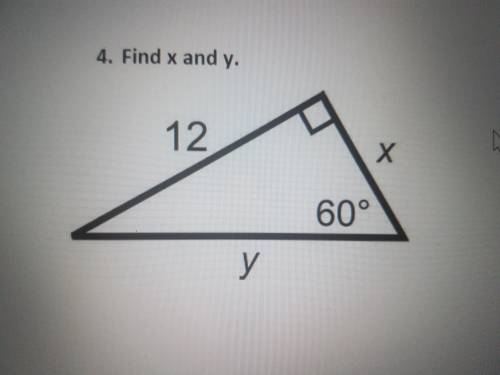 Help me find x and y