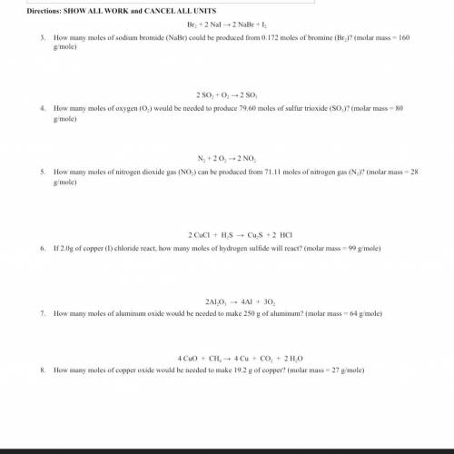 Plzz Help with chemistry homework!