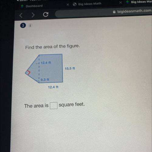 Find the area of the figure. (picture included)