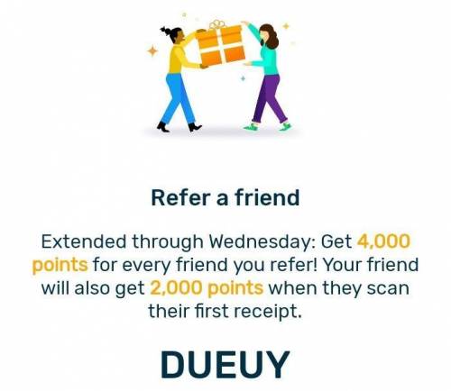 Shop anywhere. Snap every receipt. Earn FREE gift cards! Sign up for Fetch with my code DUEUY and