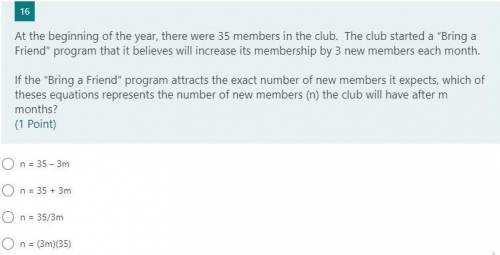 At the beginning of the year, there were 35 members in the club. The club started a “Bring a Friend