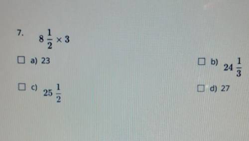 What is 8 1/2 x 3 = please help​