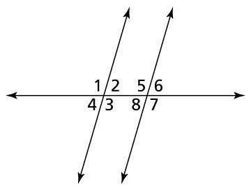 Select all the pairs that are alternate interior angles.