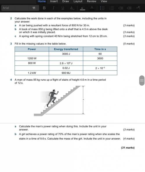 Can someone complete this physics worksheet for me please