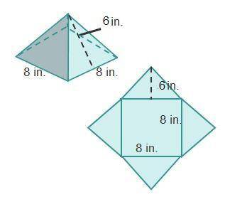 What is the surface area of the pyramid?