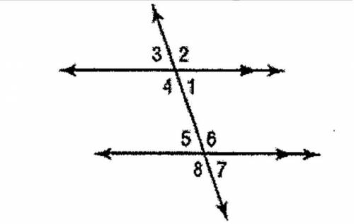 If m∠1 = 52°, what is m∠7?