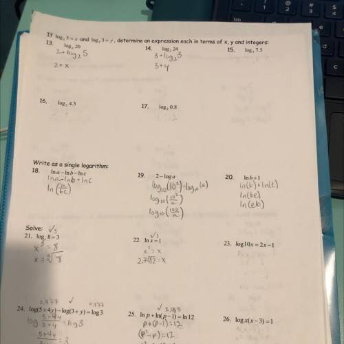 Help solve blank ones or let me know if i have any wrong please