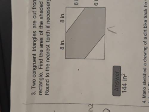 I need help this with use 3.14 and use a expression of a formula of area
