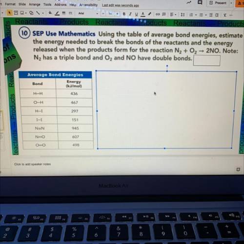 Reactants - Products Reactants Products

10 SEP Use Mathematics Using the table of average bond en