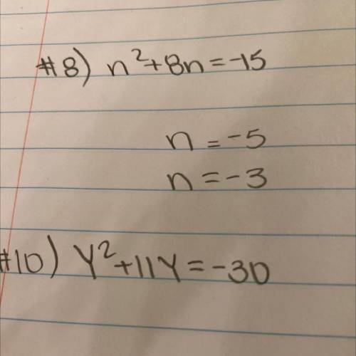Solve each equation by factoring ⁉️NEED THIS ASAP⁉️ #10