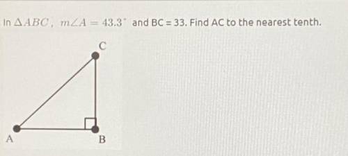 Help I will be marking brainliest!!!

A. 48.1
B. 22.6
C. 85.1
D. 35
Show work, if possible. Thanks