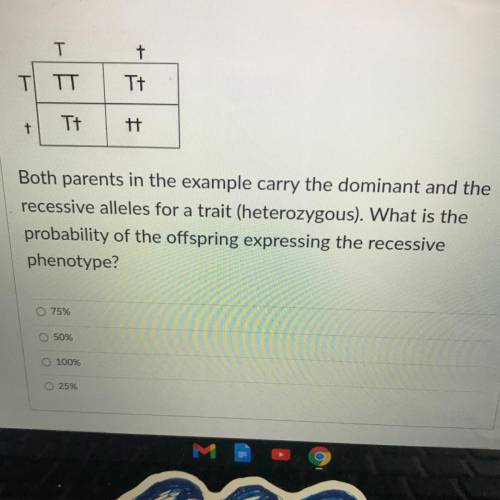 HELPP PLEASEEEE FASTTTT

Both parents in the example carry the dominant and the
recessive alleles