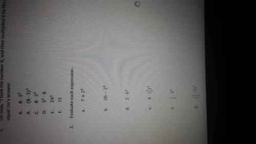 Pls help and pls no trolling.

Lin says I took the number 8 then multiply that by the square of 3