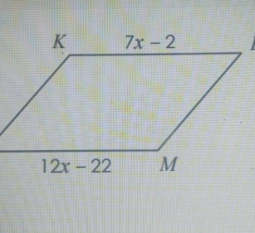 Find KL it is parallelograms​