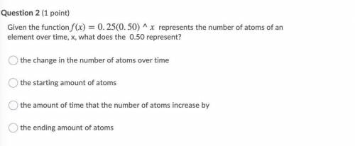 What does 0.50 represent?