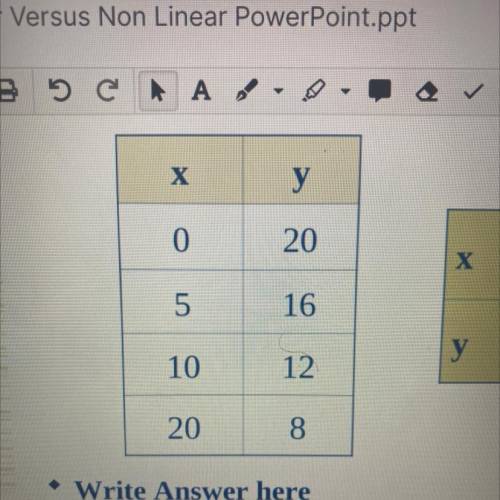 Is this non linear or linear?