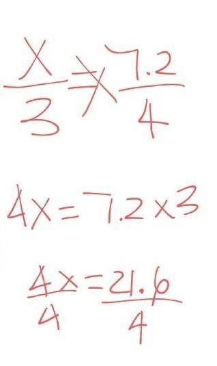 Pls explain to me how to find the value of x.