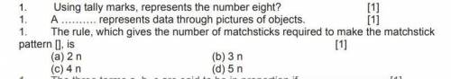 Plz tell the ans of

The rule, which gives the number of matchsticks required to make the matchsti