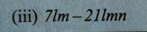 Factorise7lm - 21lmn​