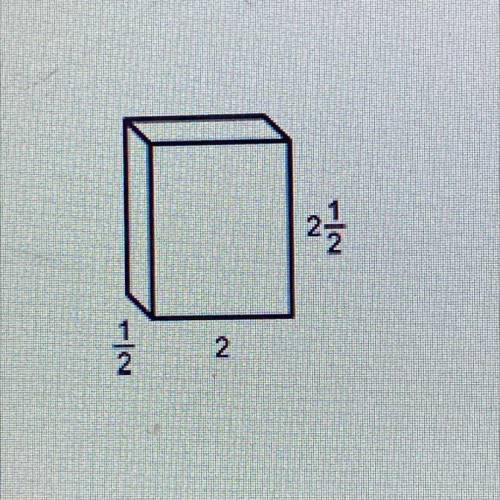 21

1 /
2
O A. Number of half-unit cubes = 20
V= 2 cubic units
B. Number of half-unit cubes = 10
V