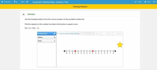 Use the drawing tool(s) to form the correct answers on the provided number line.

Plot the value(s