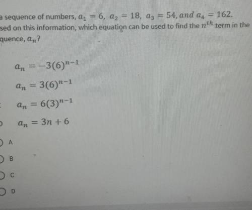 IF YOU GET IT RIGHT IS WILL PUT YOU A BRAINLIST.

In a sequence of numbers, a, = 6, az = 18, az =