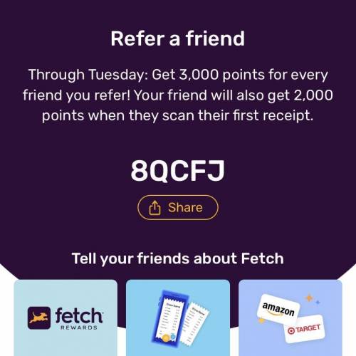 USE THIS CODE ON FETCH REWARDS FOR BRAINLIEST

(you just use the code when you sign up, you’ll get