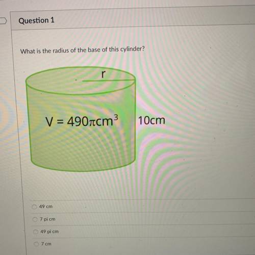 Multiple choice question geometry