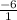 \frac{-6}{1}